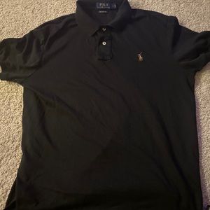 Ralph Polo large black prima soft large shirt
